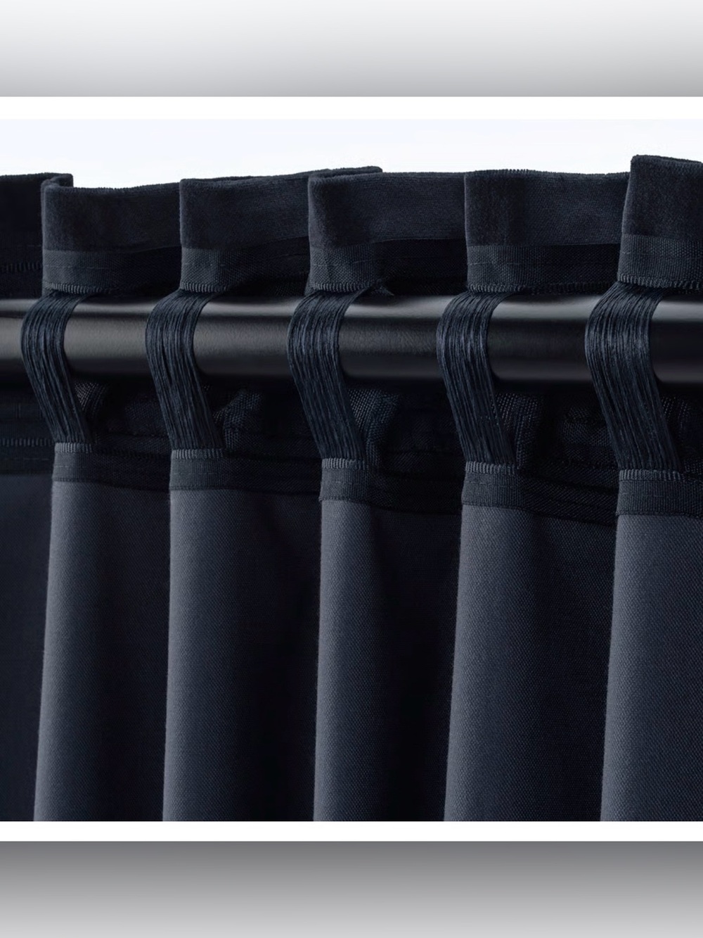 IKEA SANELA 55*128 Dark Navy Room Darkened - Picture 6 of 11